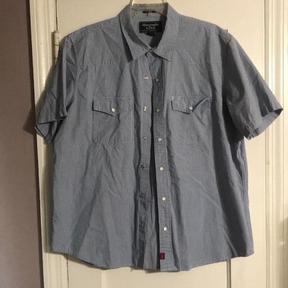 Xl Abercrombie and Fitch snap front shirt